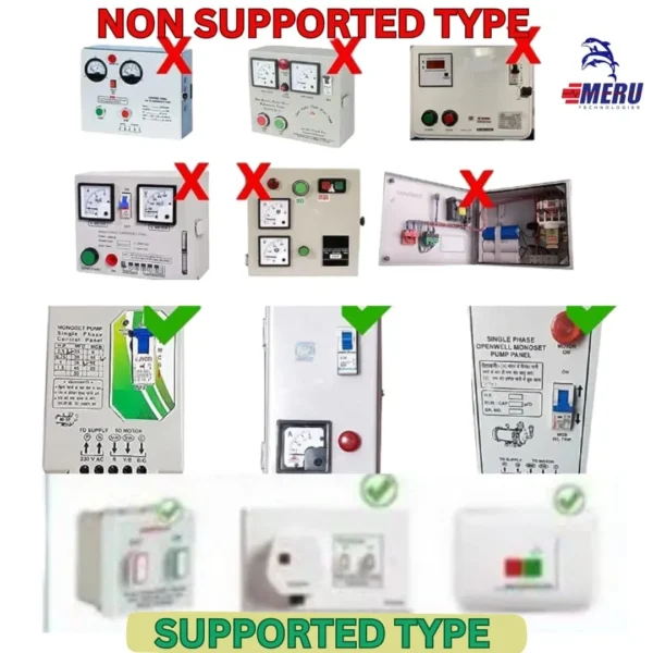 Meru Technologies Automatic Water Tank Over Flow Controller. Manual Start & Auto Stop. Motor Starts Pressing Start Button & Automatically Stop When Tank Is Full.(White ABS Plastic) - Image 6